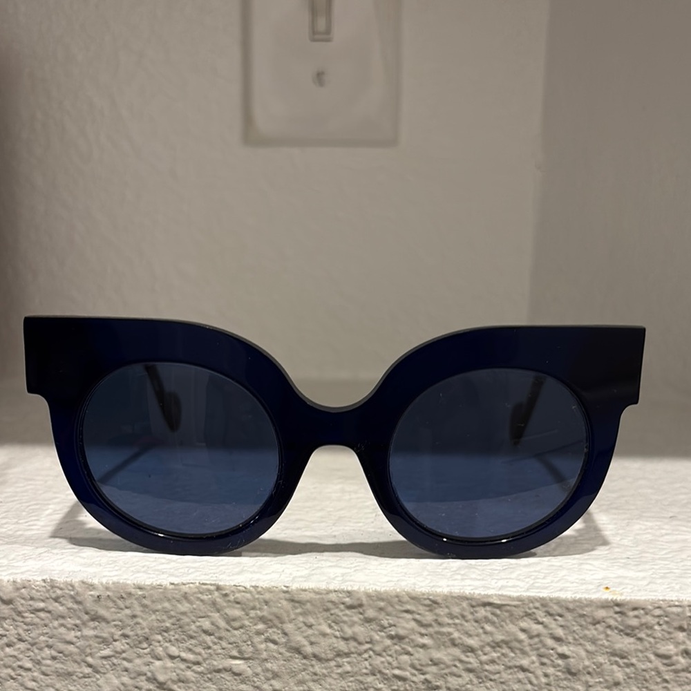 Anne & Valentin Chic Navy Blue Sunglasses